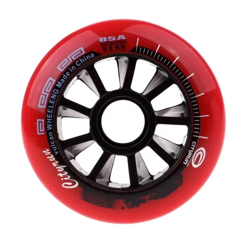 Roda Cityrun 90mm Vermelha - 85A (unidade)