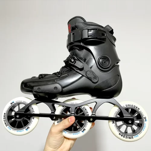 Patins FR Skates FR1 com Base Hibrida 3x110/4x100 Preto 40BR / 9US / 42EU / 27cm - Image 9