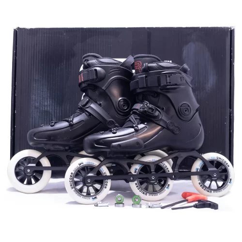 Patins FR Skates FR1 com Base Hibrida 3x110/4x100 Preto 40BR / 9US / 42EU / 27cm - Image 2